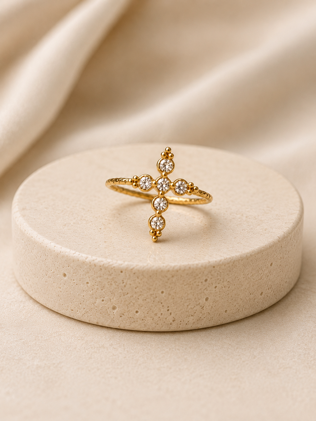 Luminous Cross Ring
