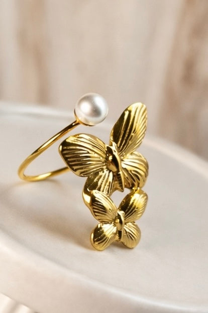 Golden Flutter Ring