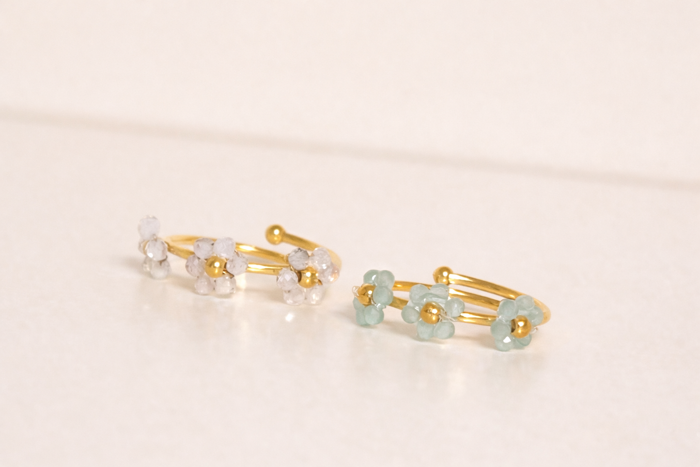 Aqua Bloom Ring