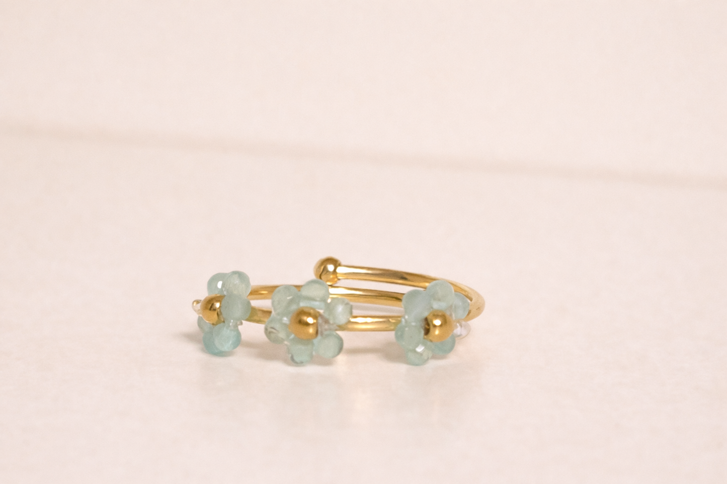 Aqua Bloom Ring