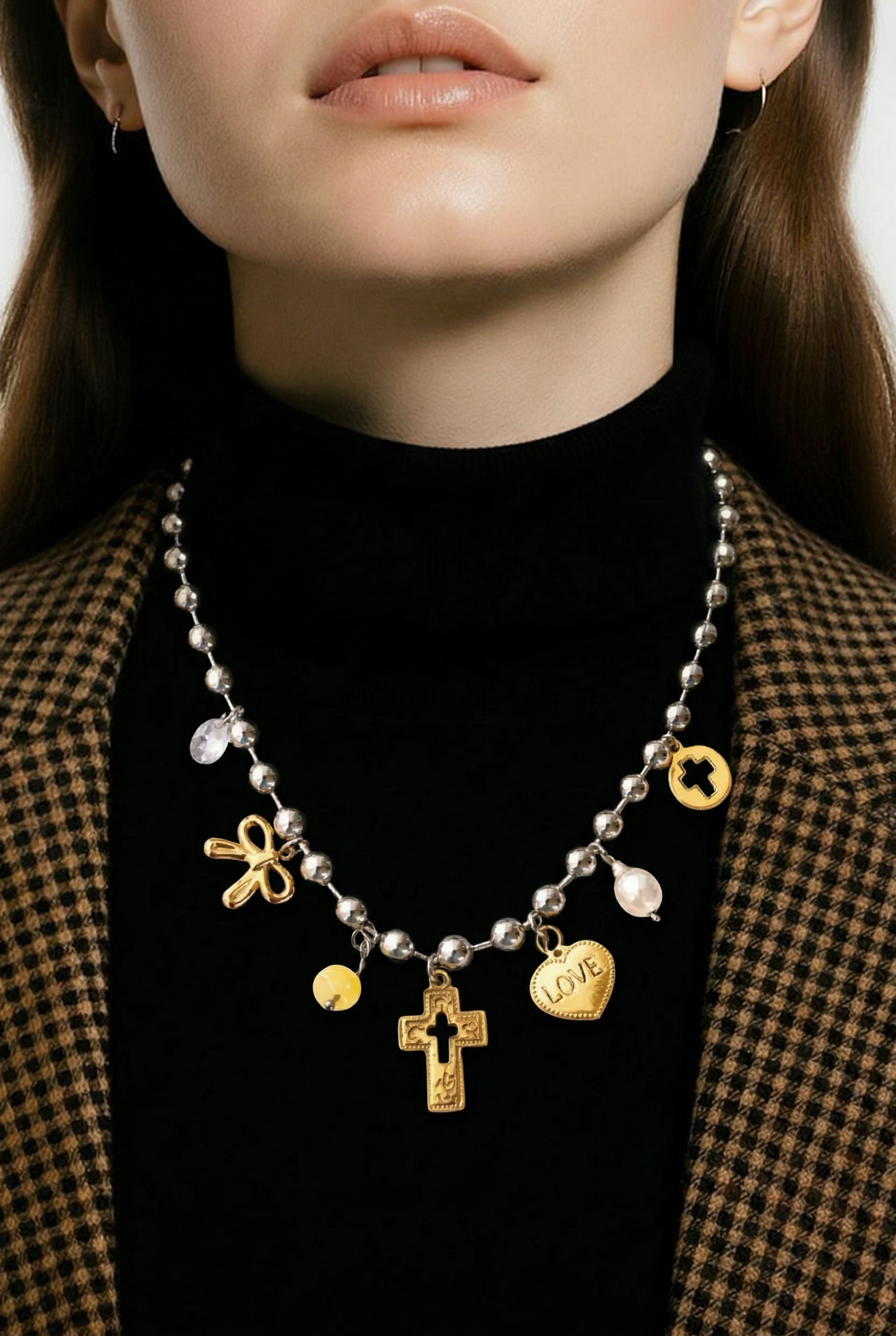 Faith & Love Charm Necklace