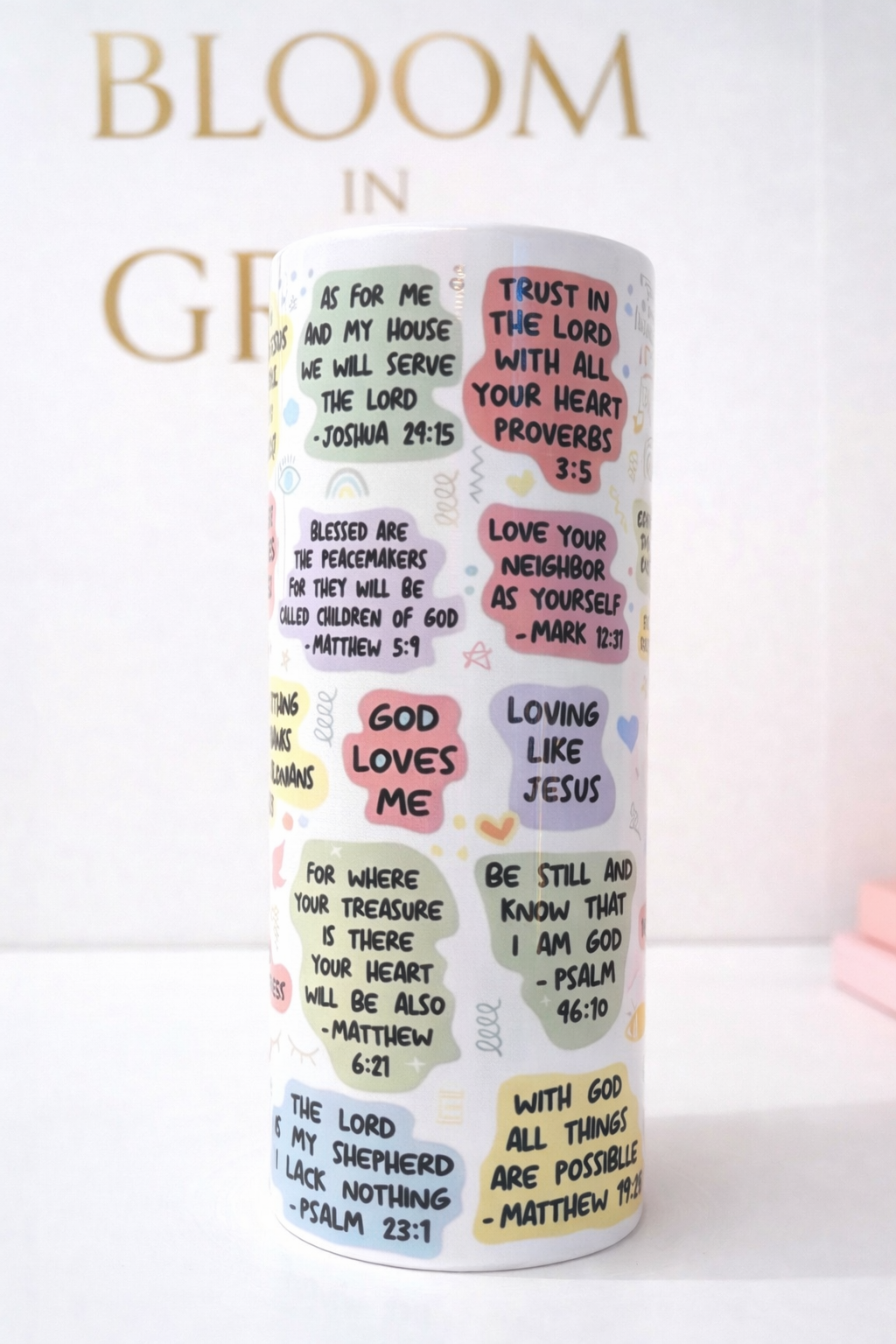 Daily Bible Affirmations Tumbler