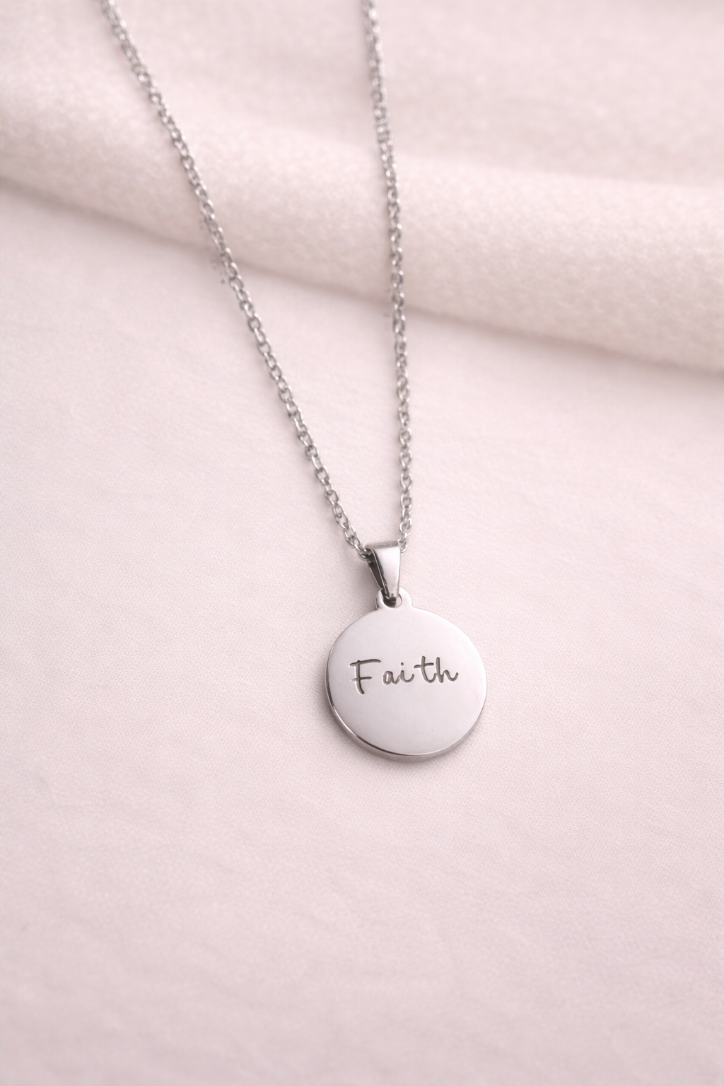 Silver Faith Medallion