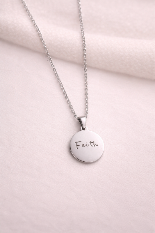 Silver Faith Medallion