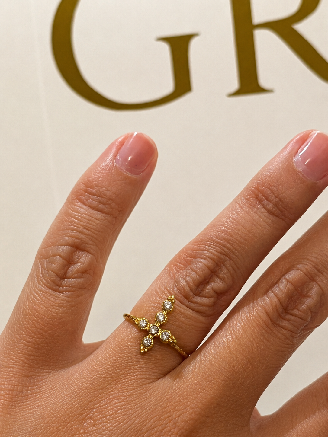 Luminous Cross Ring