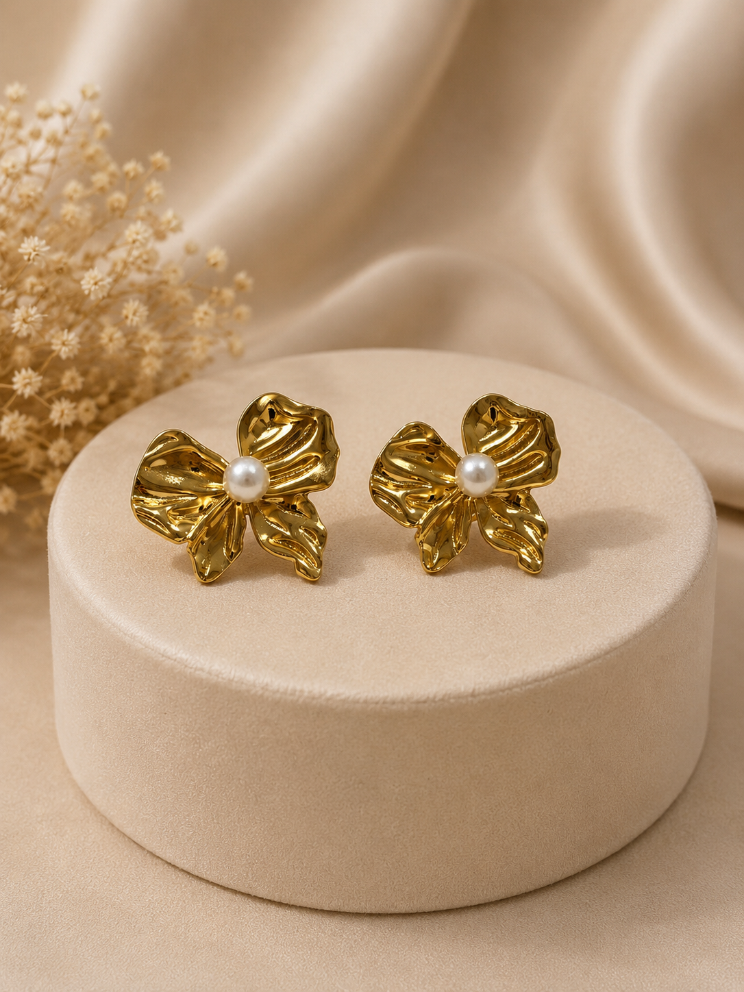 Pearl Muse Bow Studs